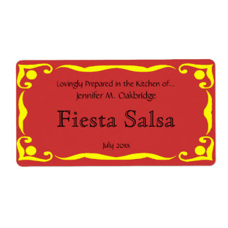 Gelbe Viktorianische Stilrahmen mit Cayenne Red Ba