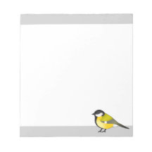 Gelbe Vogelparus Große Cartoon Illustration