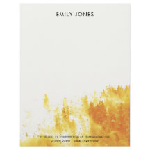 GELBE WASSERFARBLANDSCHAFT BAUMUSTER