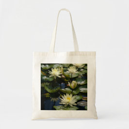 Gelbe Wasserlilien Lotus Tasche