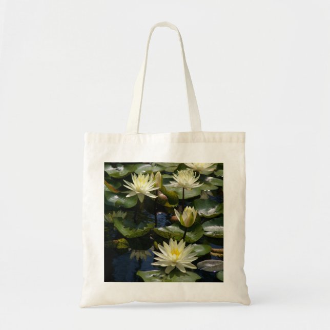 Gelbe Wasserlilien Lotus Tasche (Vorne)