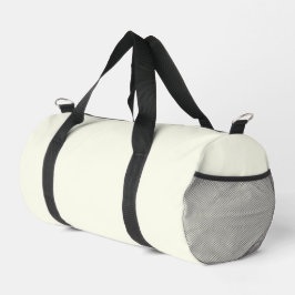 Gelbe weiche, helle, weiße Pastellfarbe Duffle Bag