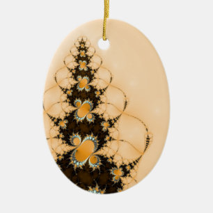 Gelbe Weihnachtsbaum-hängende Verzierung Keramik Ornament