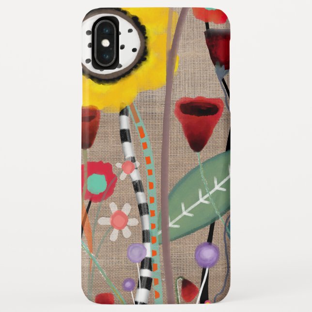 Gelbe Wiesenmohnchen Case-Mate iPhone Hülle (Rückseite)