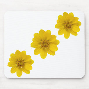 Gelbe Wildblume Diagonal Mousepad