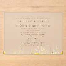 Gelbe Wildblume Eltern 2 Veranstaltungsort Hochzei