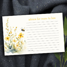 Gelbe Wildblume Ratschläge Mama zur Babydusche