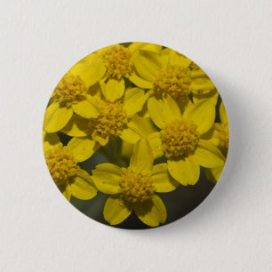 Gelbe Wildblumen Button