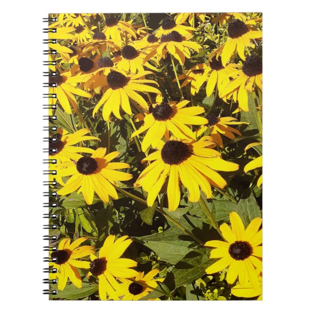 Gelbe Wildblumen Notizblock (Vorderseite)