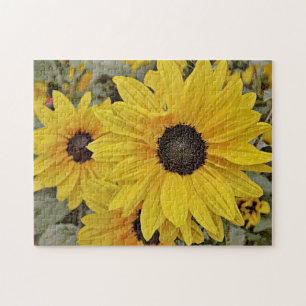 Gelbe Wildblumen Puzzle