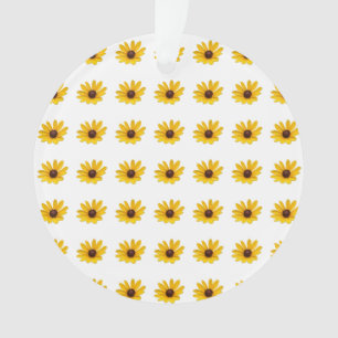 Gelbe Wildblumen-Verzierung Ornament
