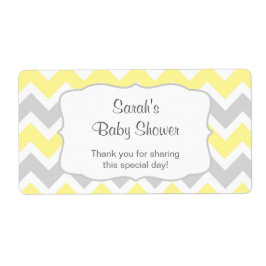 Gelbe Zickzack Wasserflasche oder bevorzugen Sie e