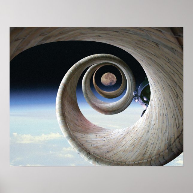 Gelbe Ziegelstraße Poster (Vorne)