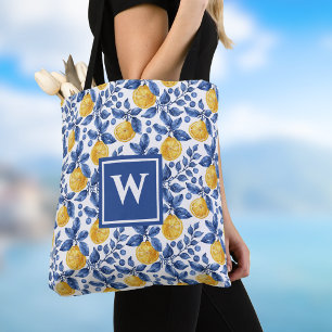Gelbe Zitronen blaues Blattwerk mediterrane Amalfi
