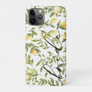 Gelbe Zitronen Braut Mediterrane Hochzeitsdusche Case-Mate iPhone Hülle