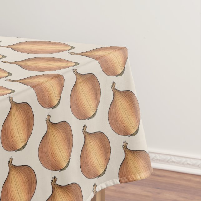 Gelbe Zwiebel Pflanzengarten Kochzutaten Tischdecke (Beispiel)