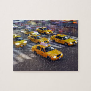 Gelben Taxis New York Puzzle