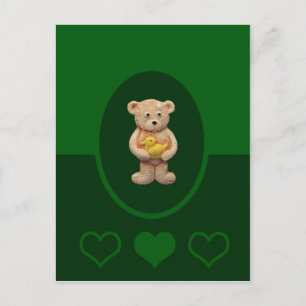 Gelbente Postkarte