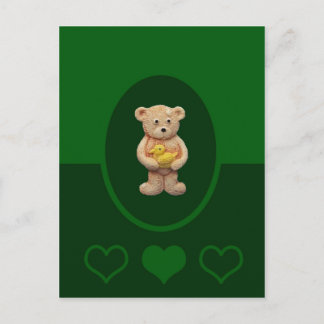 Gelbente Postkarte