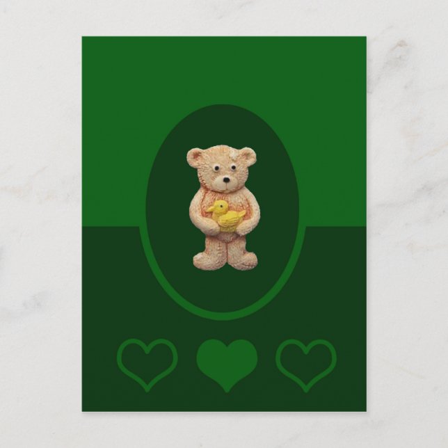 Gelbente Postkarte (Vorderseite)