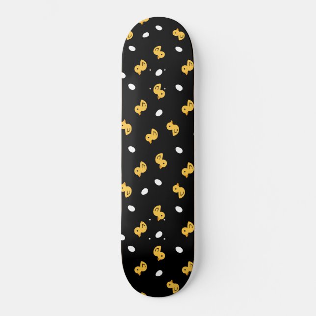 Gelbente Skateboard (Vorderseite)