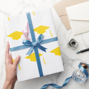 Gelber Abschluss, einfach Geschenkpapier