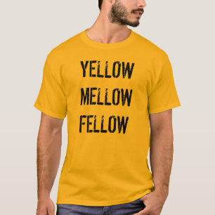 "Gelber ausgereifter Mit" T - Shirt