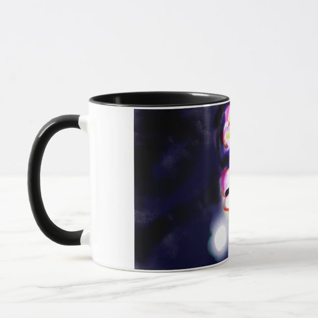 Gelber Axolotl Spaß  Tasse (Links)