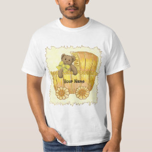 Gelber Babywagen T-Shirt