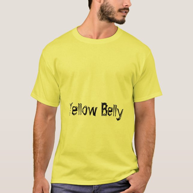 Gelber Bauch T-Shirt (Vorderseite)