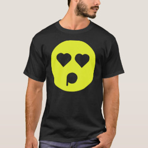 Gelber betörter Emoticon T-Shirt