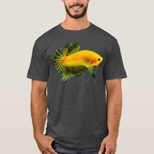 Gelber Bettfisch T-Shirt