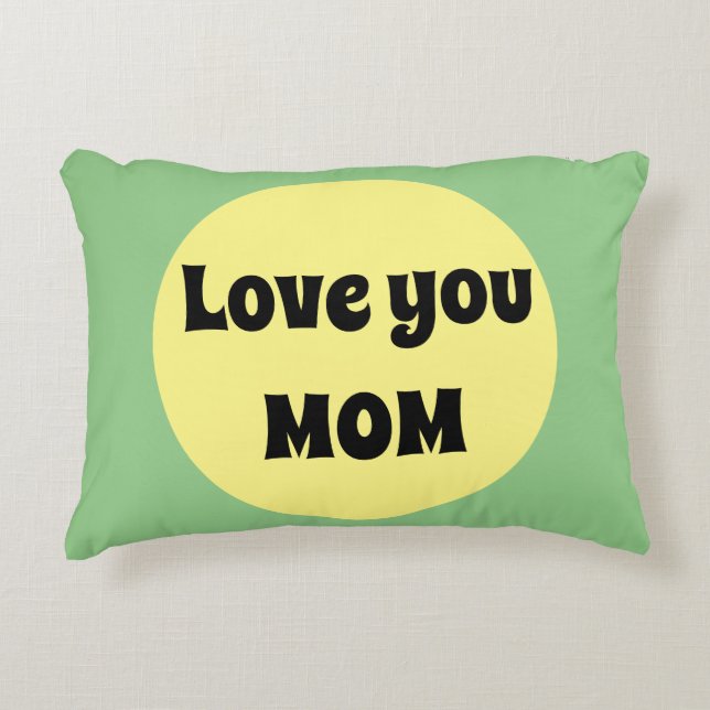 Gelber Big Dot Dekokissen (Vorderseite)