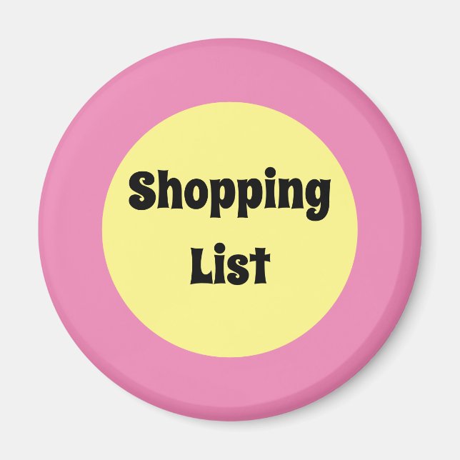 Gelber Big Dot Magnet (Vorne)