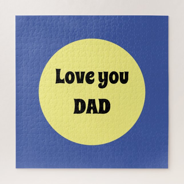 Gelber Big Dot Square Sticker Puzzle (Vertikal)