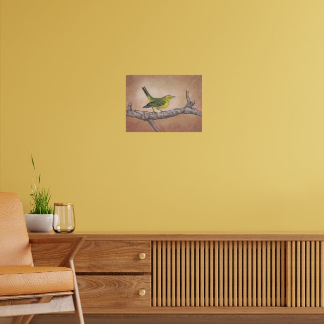 Gelber Bird Poster (Wohnzimmer 2)