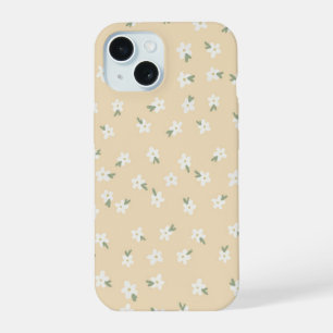 Gelber Blumen-Handyhülle iPhone 15 Hülle