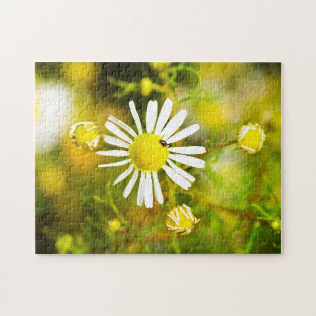 Gelber Blütentraum Puzzle (Horizontal)