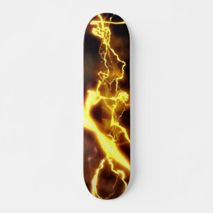 Gelber Bolzen Skateboard