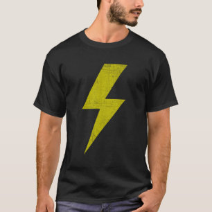 Gelber Bolzenbolzen des Blitzteams T-Shirt