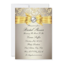 Gelber Bow Beige Rose Brautparty