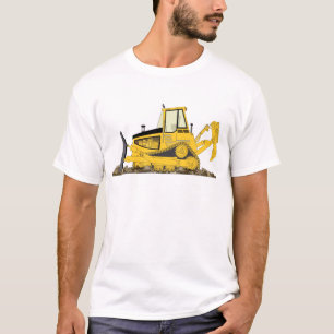Gelber Bulldozer T-Shirt