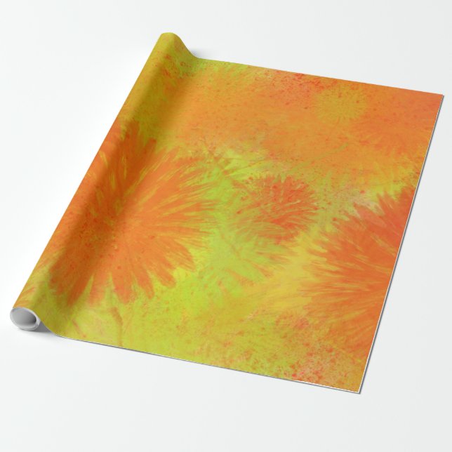 Gelber Chardon Geschenkpapier (Ungerollt)