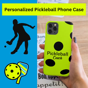 Gelber Coach für Pickleball Case-Mate iPhone Hülle