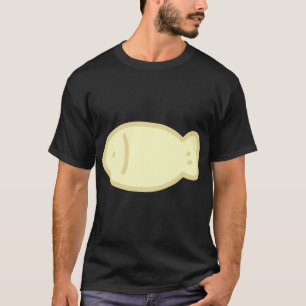 Gelber Doodle-Fisch T-Shirt