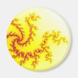 Gelber Drachenmagnet Magnet