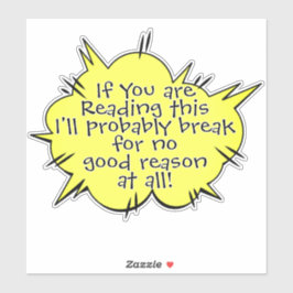 Gelber dunkler Autoaufkleber - Sassy Decals Aufkleber