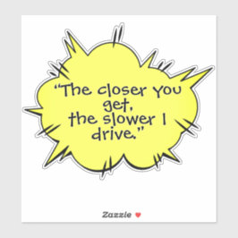 Gelber dunkler Autoaufkleber - Sassy Decals Aufkleber