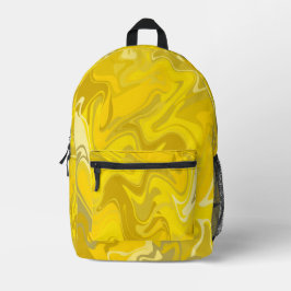 Gelber Ente Bedruckter Rucksack