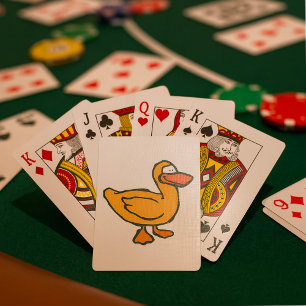 Gelber Ente Spielkarten